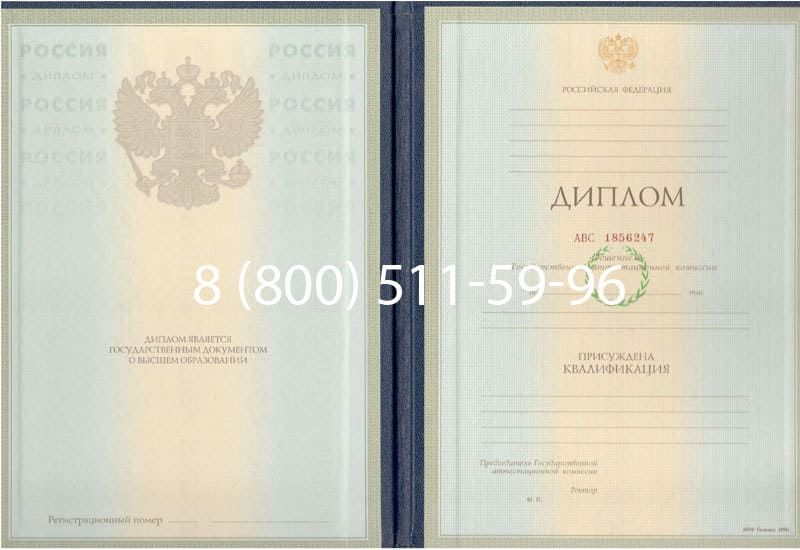 Купить Диплом о высшем образовании 1997-2002 годов в Нижнем Тагиле